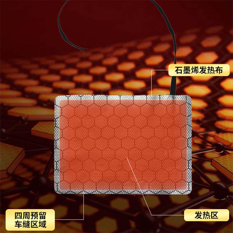 石碳墨烯纳米加热膜发热布1V0*211060cm发热片温控加热片复合布2
