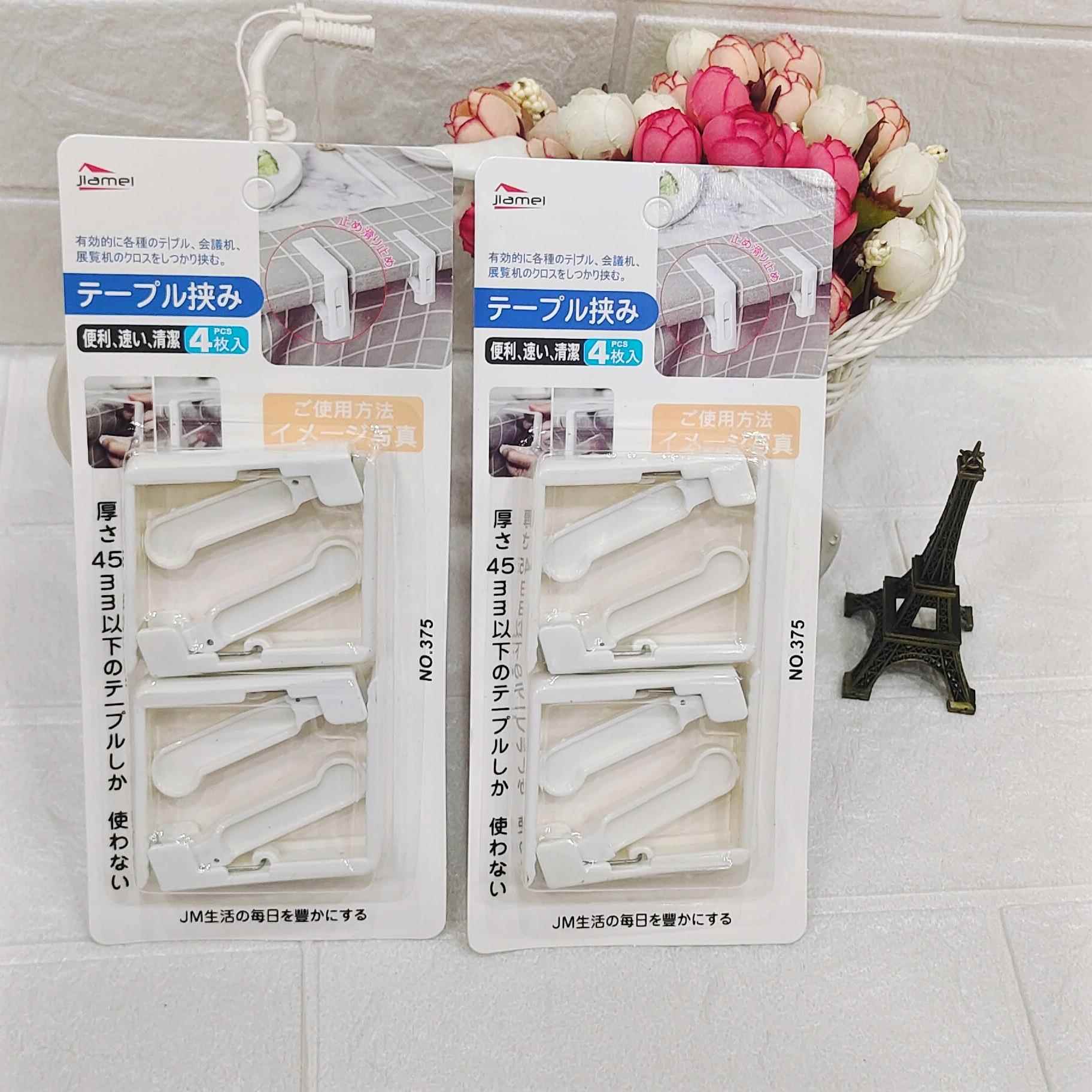 现货供应4个装台布不脱落固定夹桌布夹台布夹新款弹簧塑料桌布夹