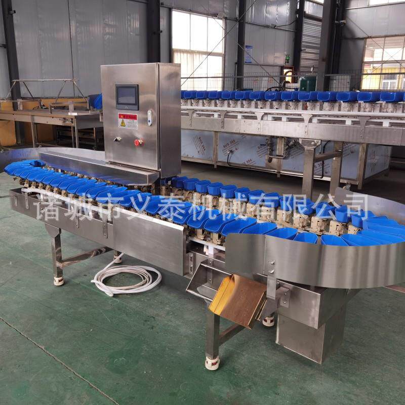 全自动海参重量分选机鲍鱼称重分选机水果分选设备