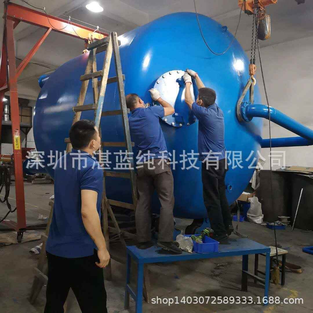 碳钢罐厂家污水处理砂滤塔井水处理砂滤罐去浑浊度石英砂过滤器