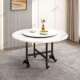 折叠餐桌家用客厅大圆桌小户型多功能可移动圆形餐台创意吃饭桌子