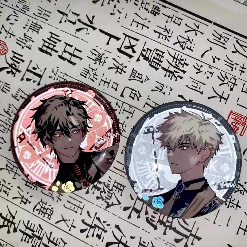 时光人动漫周边时光酒会系列同人谷反光徽章镭射系列58mm吧唧
