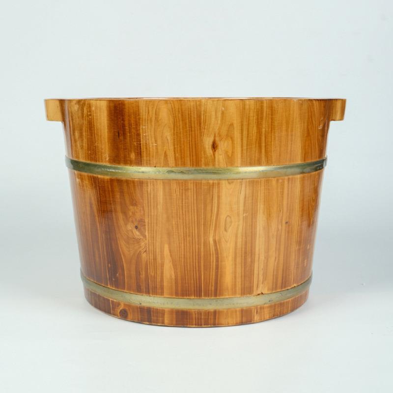 香柏浴木泡脚桶足泡桶家用穴位按摩厂泡脚木桶ISZ木质洗脚盆脚盆