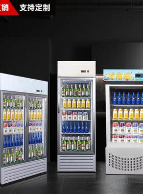 绿科商用冷暖恒温两用冷藏柜展示柜加热冷藏饮料牛奶奶茶酒水