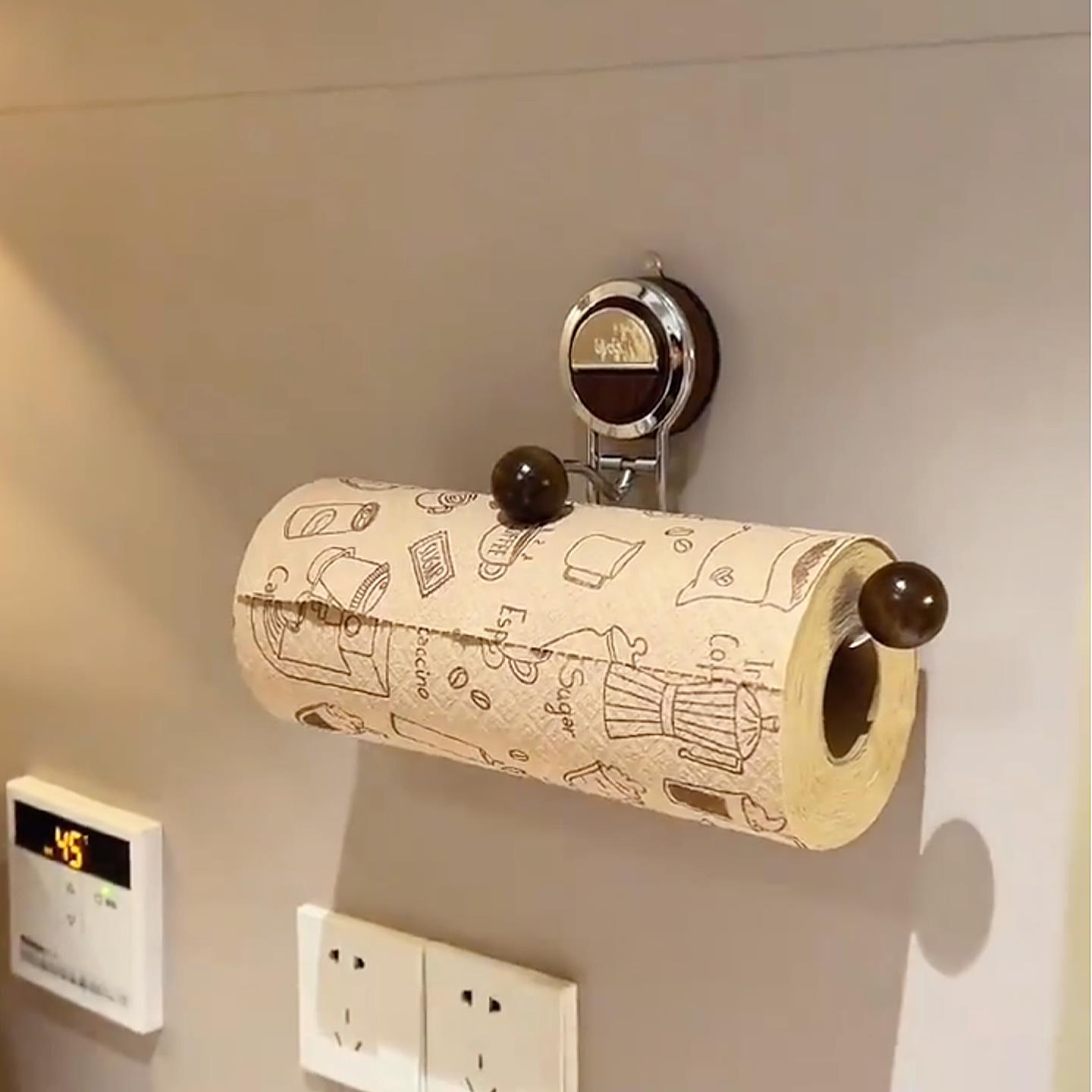 厨房卷筒卫生纸置物架免打孔壁挂抽取式卫生纸纸巾架家用抽取式卫