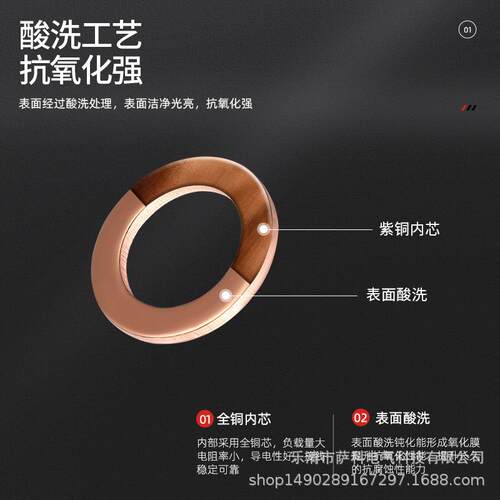 300pc紫铜油封垫片盒装M5-M20紫铜垫圈套装O型垫片组合套装