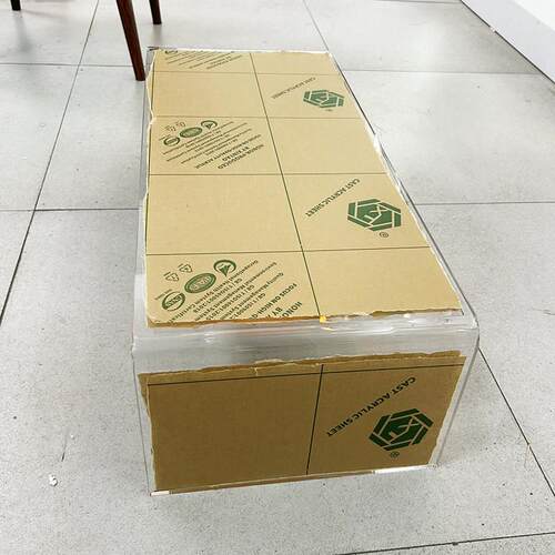 10mm透明亚克力置物架加厚直播展示架桌面收纳整理书柜增高架定制