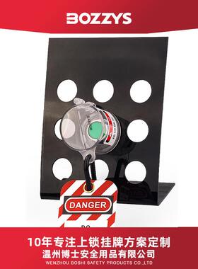 BOZZYS工业安全锁具BD-D56olto上开锁牌急停按钮挂透明盖关防护锁
