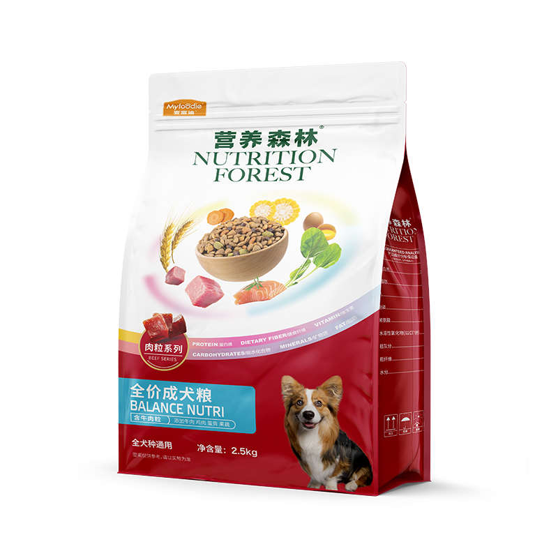 麦富迪狗粮幼犬中大型犬全品种营养森林肉松通用型成犬粮2.5kg