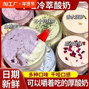 干噎酸奶希腊干嚼冷萃固体干巴厚酸奶球网红奶酪罐子蛋糕零食小吃