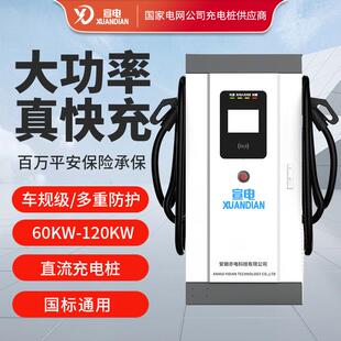 欧标充电桩60KW-120KW外贸直流双枪电动车国标新能源汽车智能快充