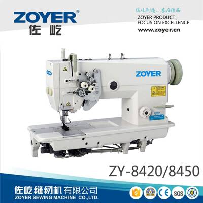 ZY8420/8450皮带驱动同步双针高速缝纫机双针平缝机厂家直销