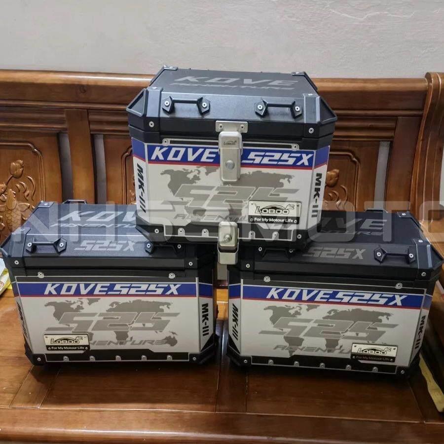 适用凯越摩托车400X 500X 525X萝卜三箱边箱反光防水版画贴纸贴花