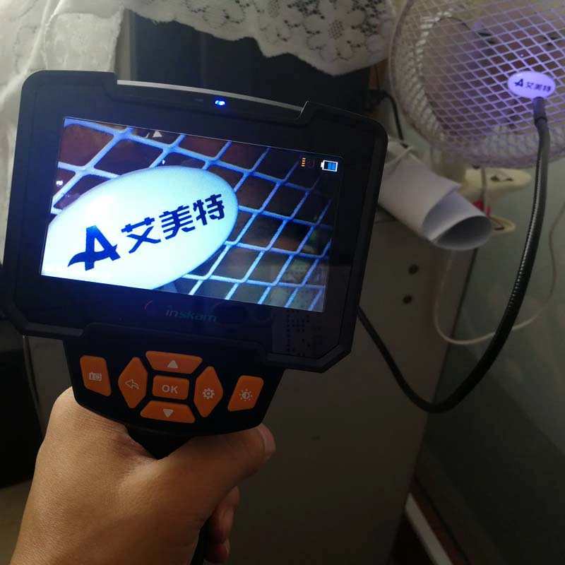 高清工业内窥镜 4.3寸带灯防水管道摄像机 汽车发动机维修检测仪