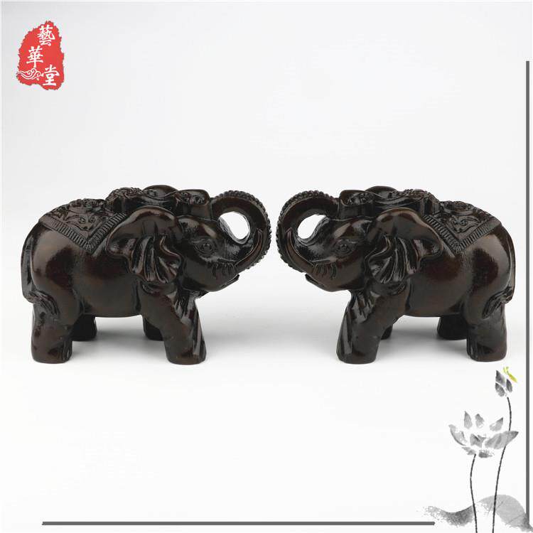 爆款 精品富贵 如意象摆件 越南非洲黑檀沉香木质工艺品厂家直