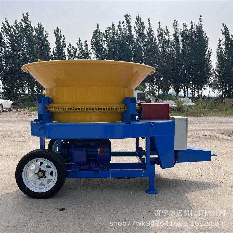 养牛场草捆圆盘式粉碎机锤片式打草碎草机大进料口式桶状粉草机