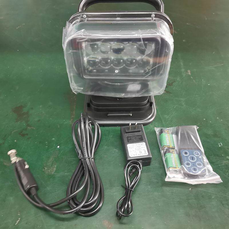 充电款车载遥控50w大功率遥控灯led工作检修灯工程车灯探照越野