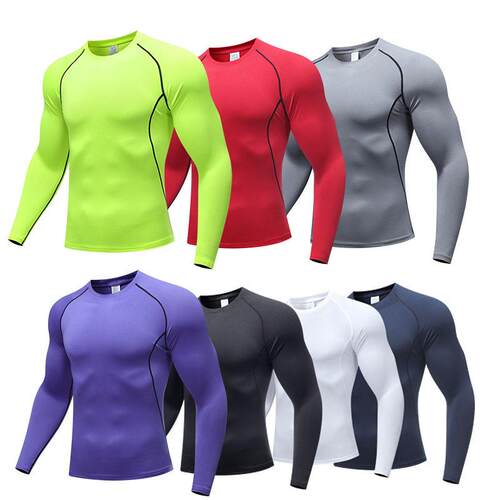 Outdoor 3Pcs Mens Performance Compression s Stretch Fit