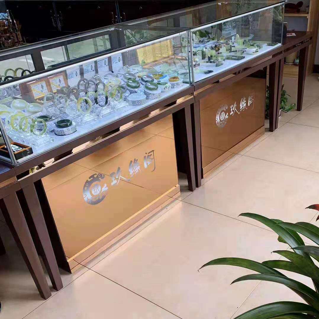 厂家供应烤漆柜台珠宝展示柜 黄金柜台玉器首饰银饰商场烤漆柜台