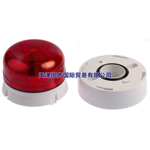 QBS-0059 Klaxon 警示灯,红色，电源电压24V直流, LED灯泡