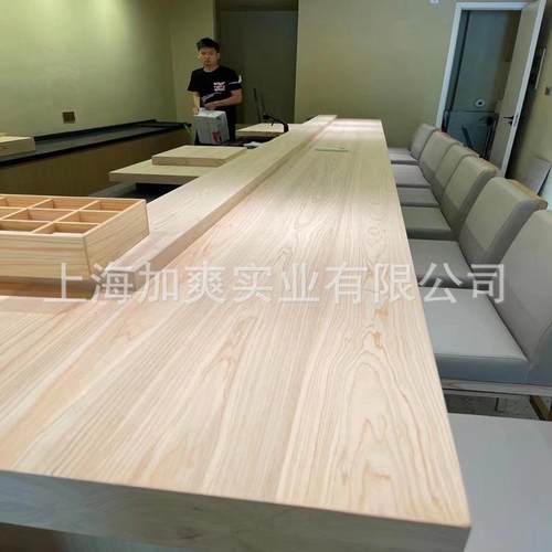 供应日本桧木料吊顶木扣板生态木吊顶桧木脚踏板浴室跳台木板材