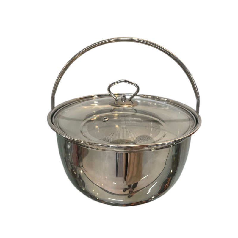 不锈钢加厚油壶装猪油罐带盖家用厨房大容量滤油储油盆耐高温