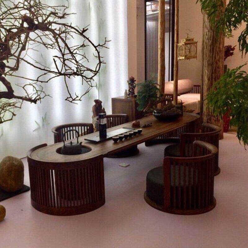 正品新中式实5木桌椅组合202新款高端榻茶榻米矮桌禅意茶泡台茶室