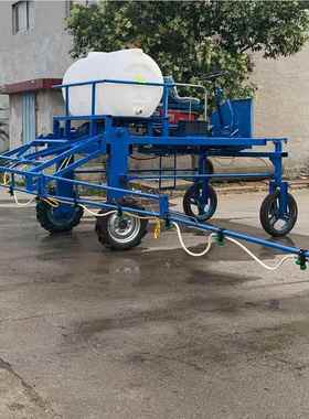 麦田米伸杆四轮喷洒1机 2201200鑫座驾农业打药机 折宏叠喷杆四轮