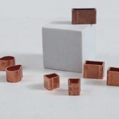 工ZTZ厂直高子含铜量异供形导电端异形电桩头端子2T异形端子铜管