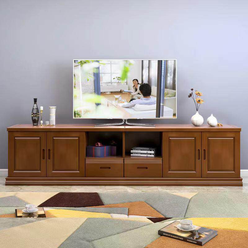 实10043935影电视柜高柜././//.米中式简约大木客厅地.柜高视柜