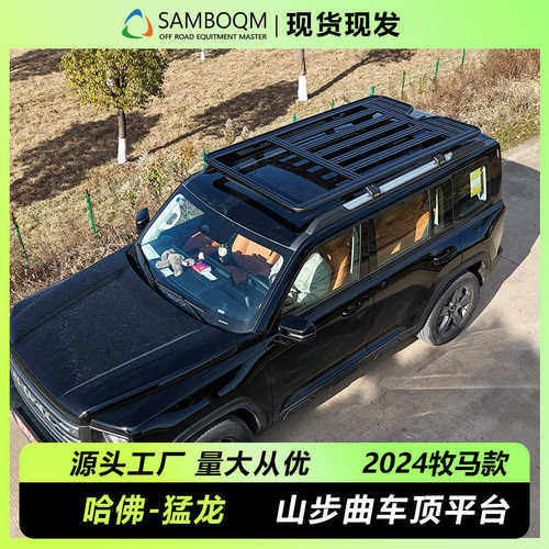 平台搭载弗车顶拓展车载车顶改装哈行李旅行架平台猛龙专用汽车