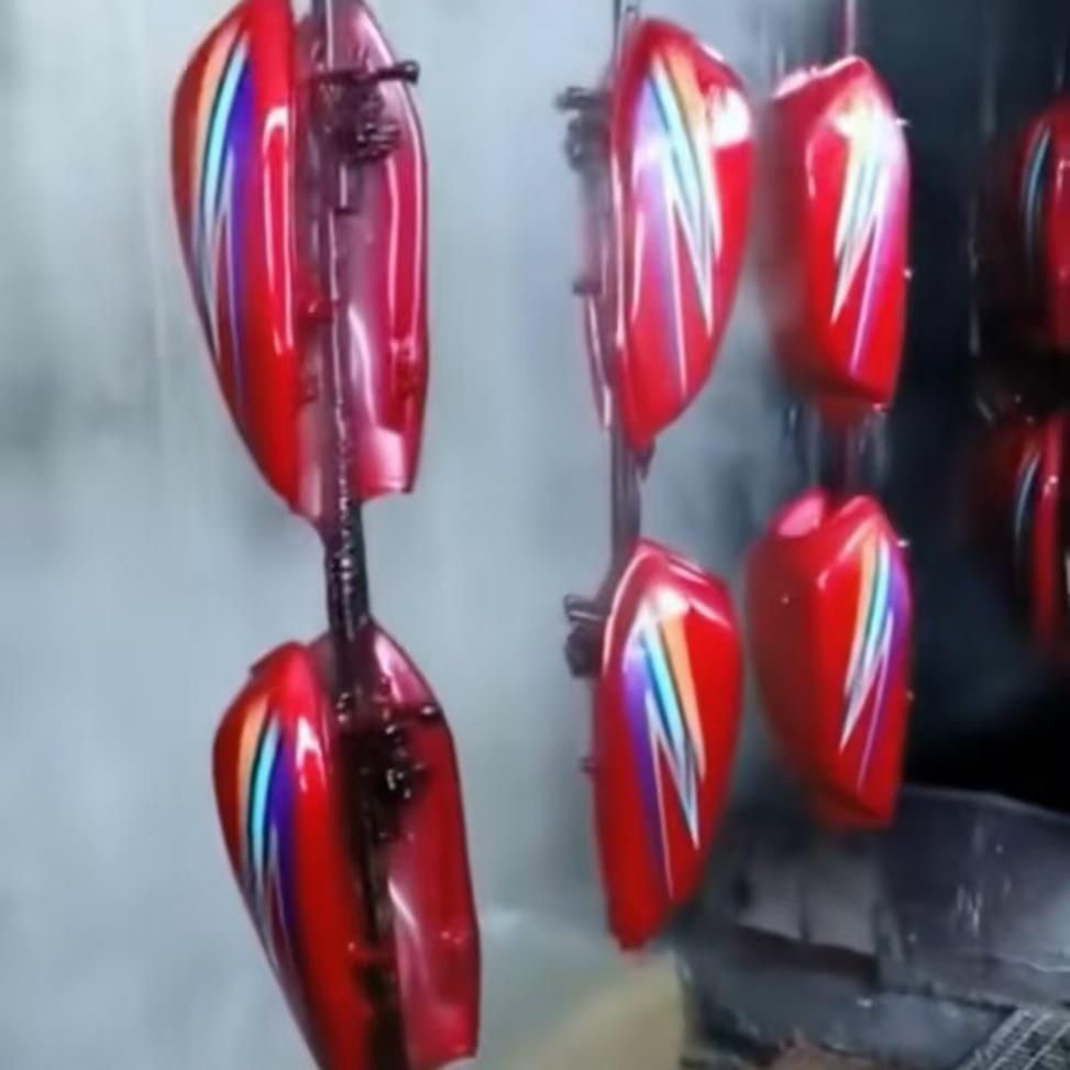 源头厂家供应摩托车配件喷漆流水线全自动高效率喷涂设备价格优惠