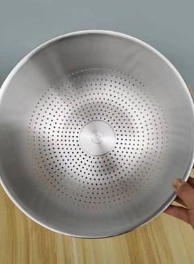 30日4不锈钢洗菜篮水果篮沥水篮筲基漏盆子大18430/10式号沥水盆