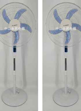 工厂18寸落地扇蓝色摇头落地扇家用商用外贸5叶落地扇