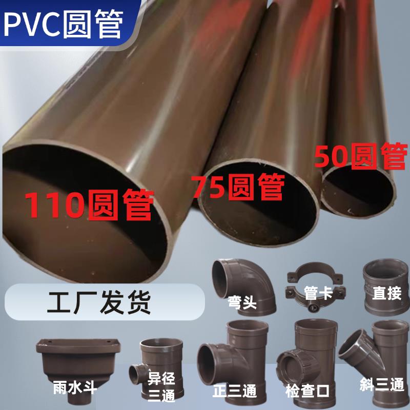 PVC天沟方形圆形雨水管槽排水管室外墙阳光房落水管塑料树脂下水图片
