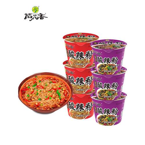 旗舰稻花香重庆米粉酸辣粉丝老坛酸菜粉非油炸免煮冲泡速食方便粉