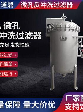 厂家直供PA微孔反冲洗过滤器精密过滤器全自动反冲洗式