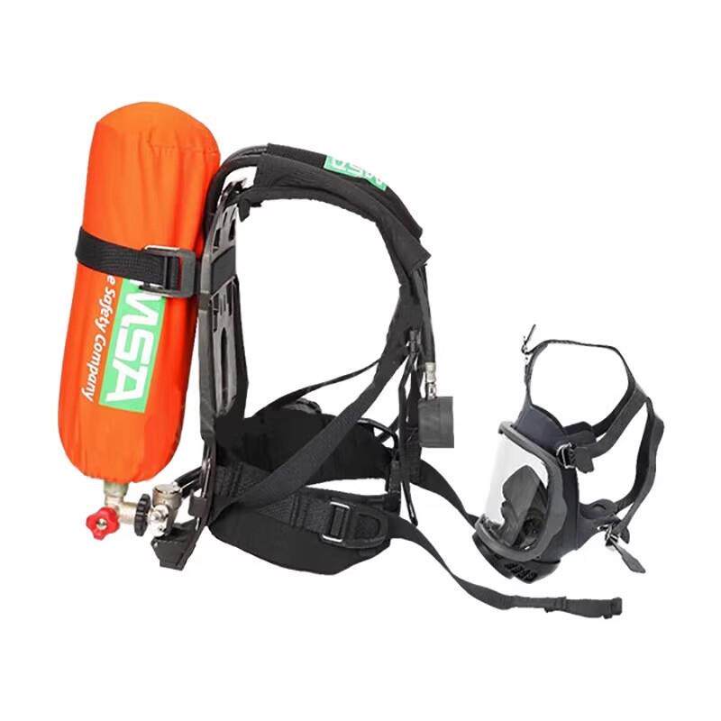 梅思安(MSA)AX2300正压式空气呼吸器碳纤维气瓶6.8L双表新款防