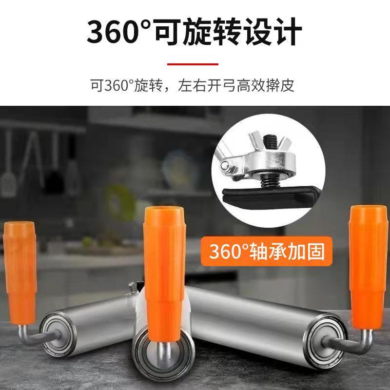 不锈钢擀面杖饺子皮大号擀面杖