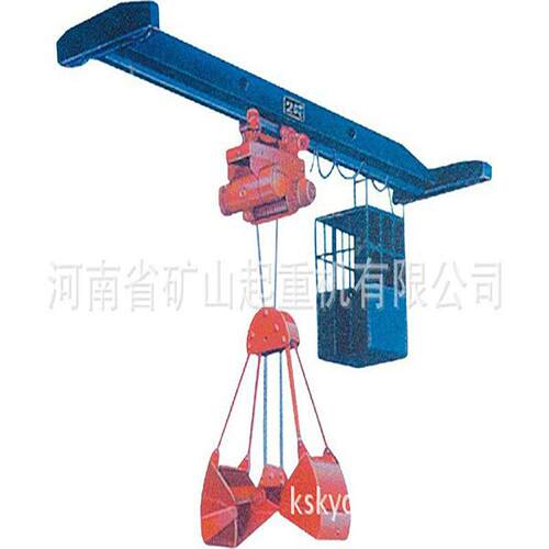 LZ型吨/5吨单梁抓斗桥式起重机河南矿山