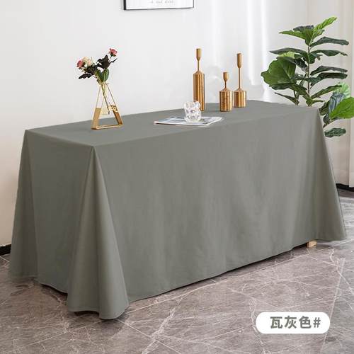 高档会专用会桌布台布长条桌桌布酒店商务展定制logo is轻奢n高级