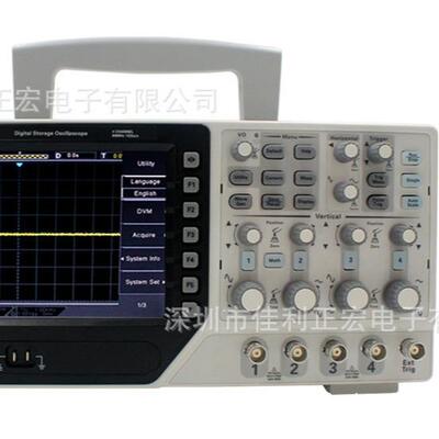 青岛汉泰示波器DSO4084B数字存储示波器100M示波器DSO4104B