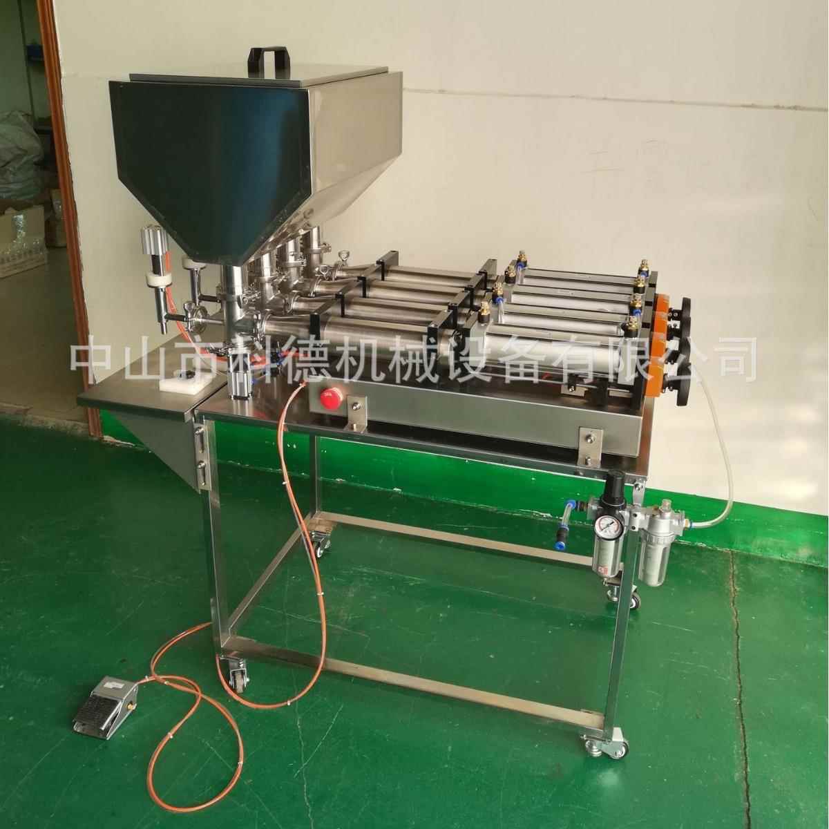 中山厂家自动机油食用油豆油橄榄油菜籽油调和油酱类小型灌装机