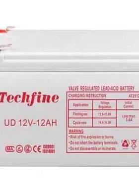 Techfine泰琪丰蓄电池UD12V7AH12A24A38A40A65A100A120A150A直流