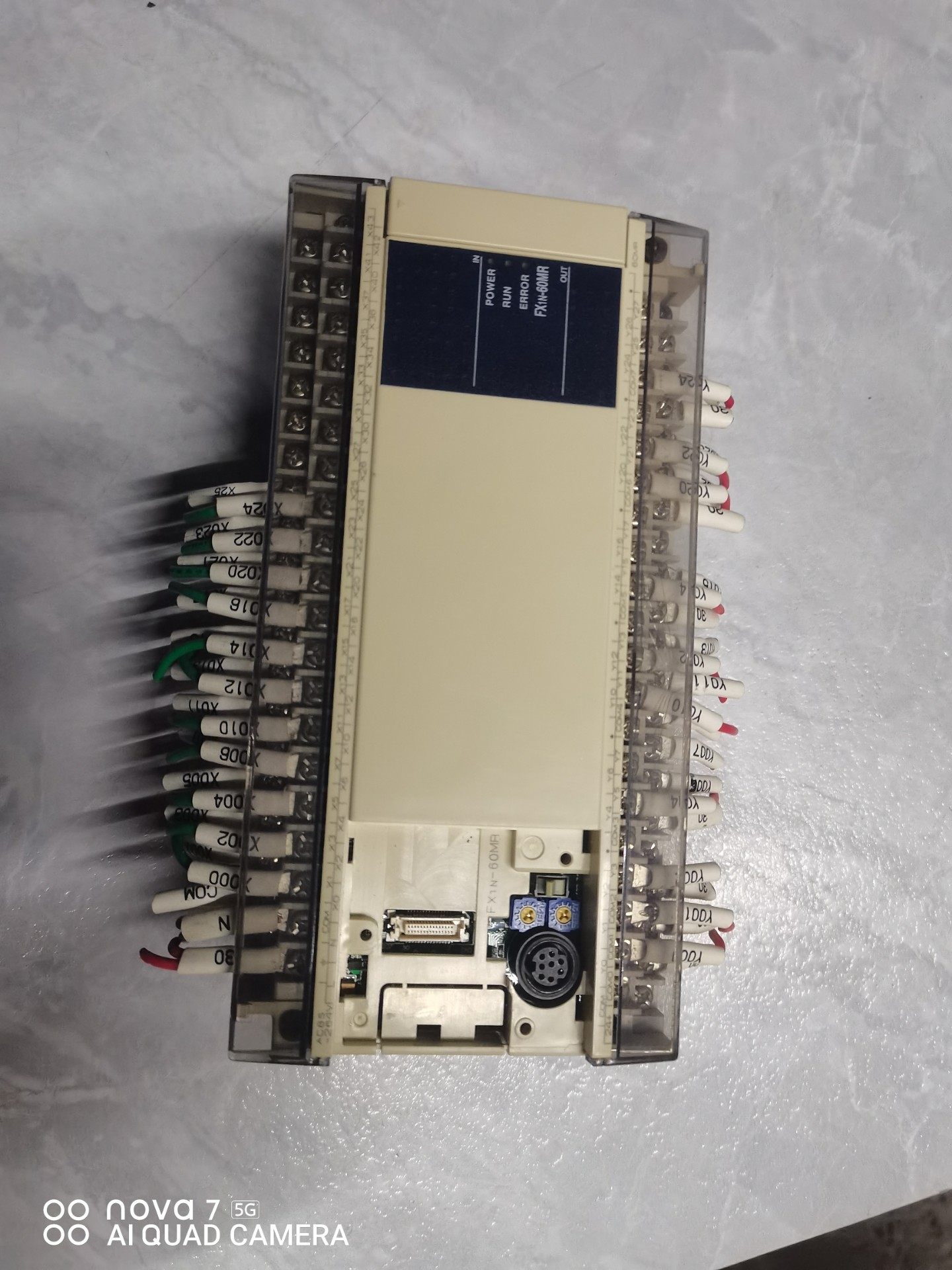 原装拆机三菱PLC模块FX1N-60MR-001，九成新，实