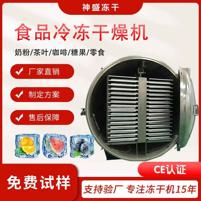 200平大型商用食品果蔬冻干机红枣枸杞草莓蓝莓真空冷冻干燥机