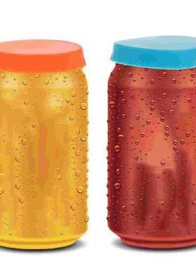 2 Pcs Soda Seltzer Water Can Sealing Lid Beer Lids Covers