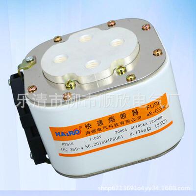 RSH16 1100V3000A半导体保护用的快速熔断器低压方管螺栓式熔断体