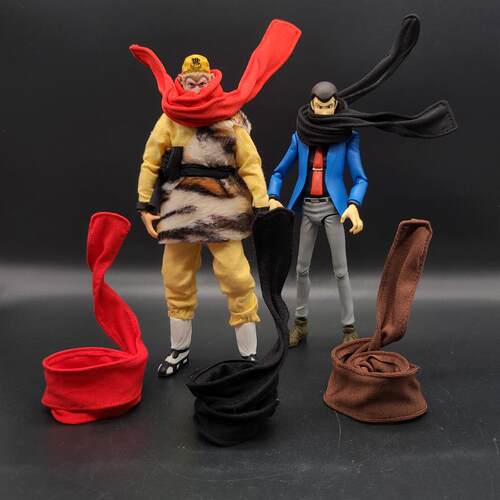 1/12兵人衣服配件shf围巾figma围脖6寸neca可动人偶手办模型mezco