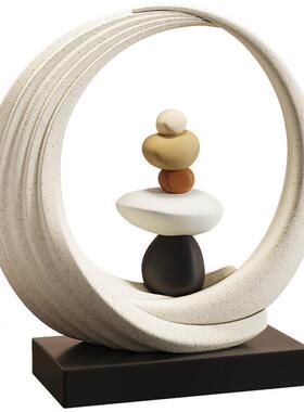 财源滚滚新中式摆件玄关客厅电视柜工艺品乔迁礼物办公室高档装饰